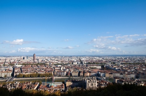 Lyon skyline